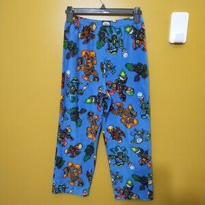 Skylanders Swap Force Fleece Pajama Pants w Eruptor, Wash Buckler & Jet-Vac Y XL